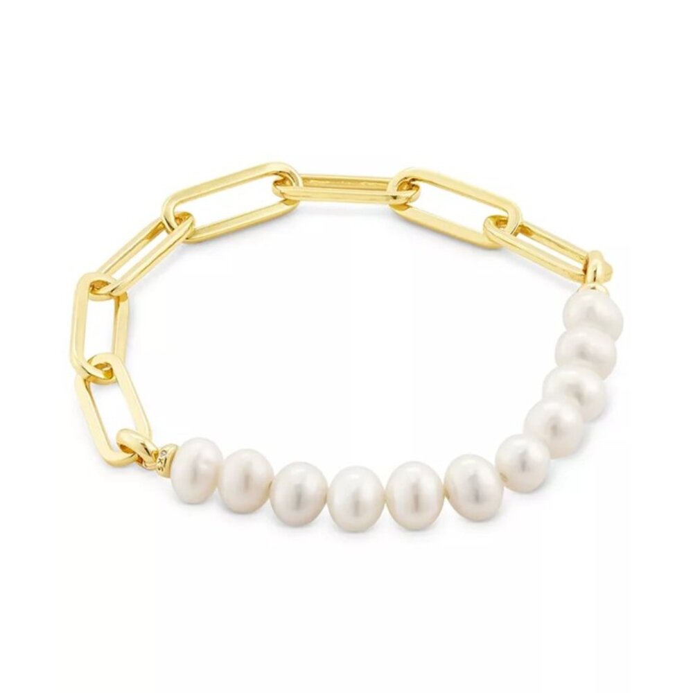 NWT Kendra Scott Pearl and Chain Bracelet